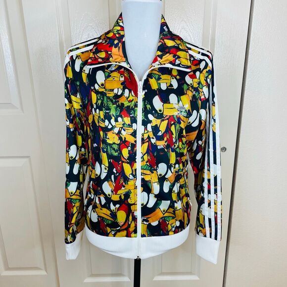 Adidas x Farm Rio Firebird Tucanario Track Jacket Size Medium - Picture 12 of 12